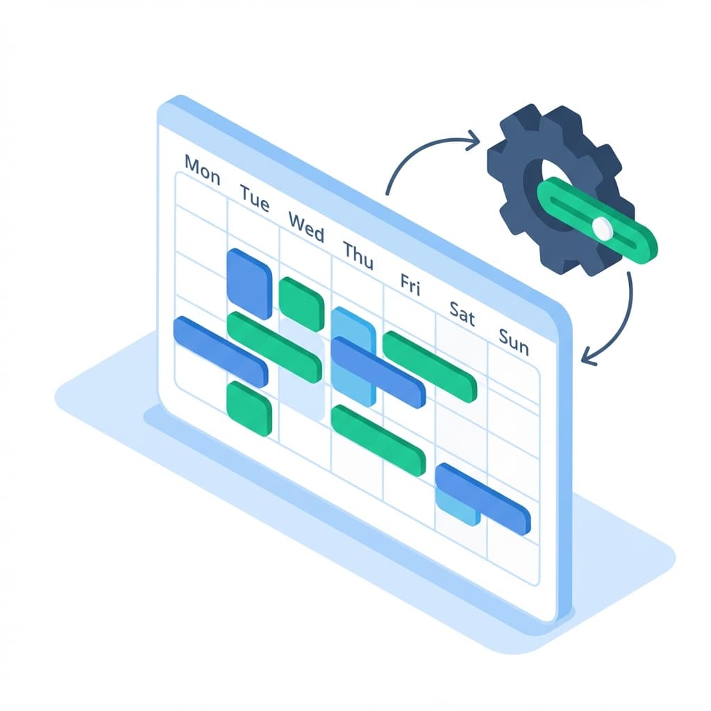 Auto Repair Job Management feature - Smart scheduling for bays, jobs, and staff.. Smart bay allocation, Team-wide job visibility