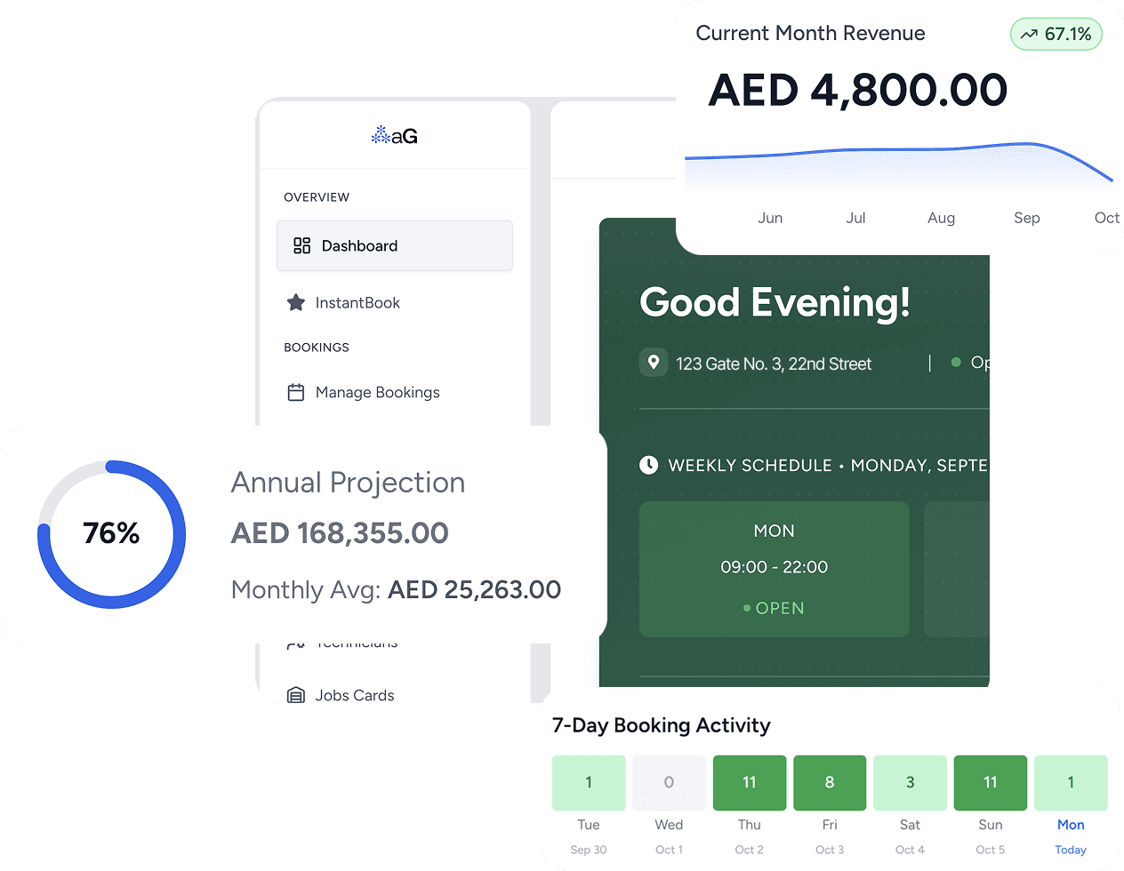AutoGMS online booking system for UAE garages - 24/7 customer self-scheduling for Dubai and Abu Dhabi auto repair appointments