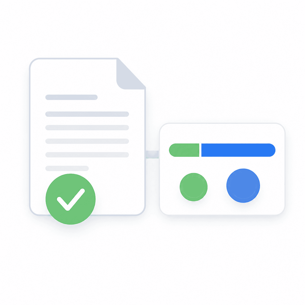 Estimate approval status, payment status, and remaining balance
