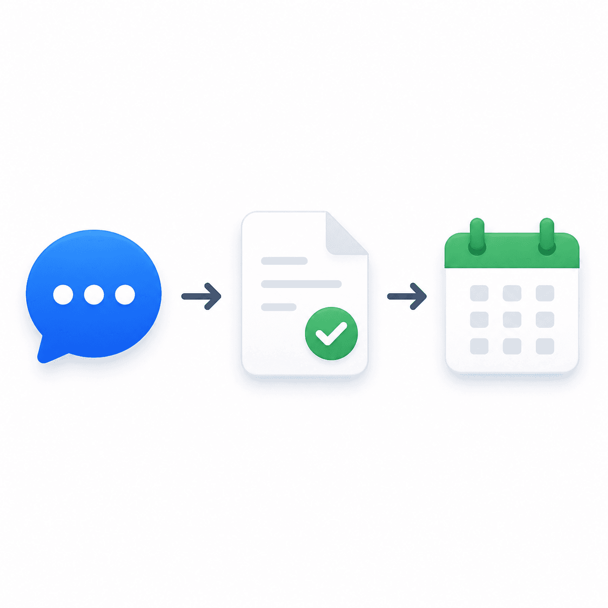 Customer enquiry estimate shared on WhatsApp and converted into a booking